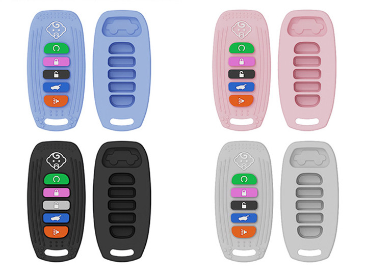 Cute Remote Control Shape Baby Silicone Teether Toy New MHC