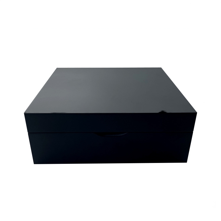 4 holes Black wooden Nespresso coffee Capsule Box
