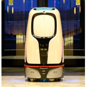 Contactless Smart Service Robot 50kg Load Hotel Autonomous Delivery Robot