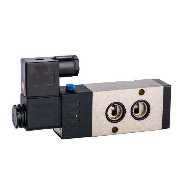 Pilot Operated Pneumatic Solenoid Valve Single Coil 2 Position 5 Port Connection