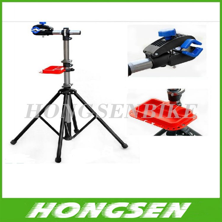 Senior Double deck bicycle standing rack bike repair rack stand