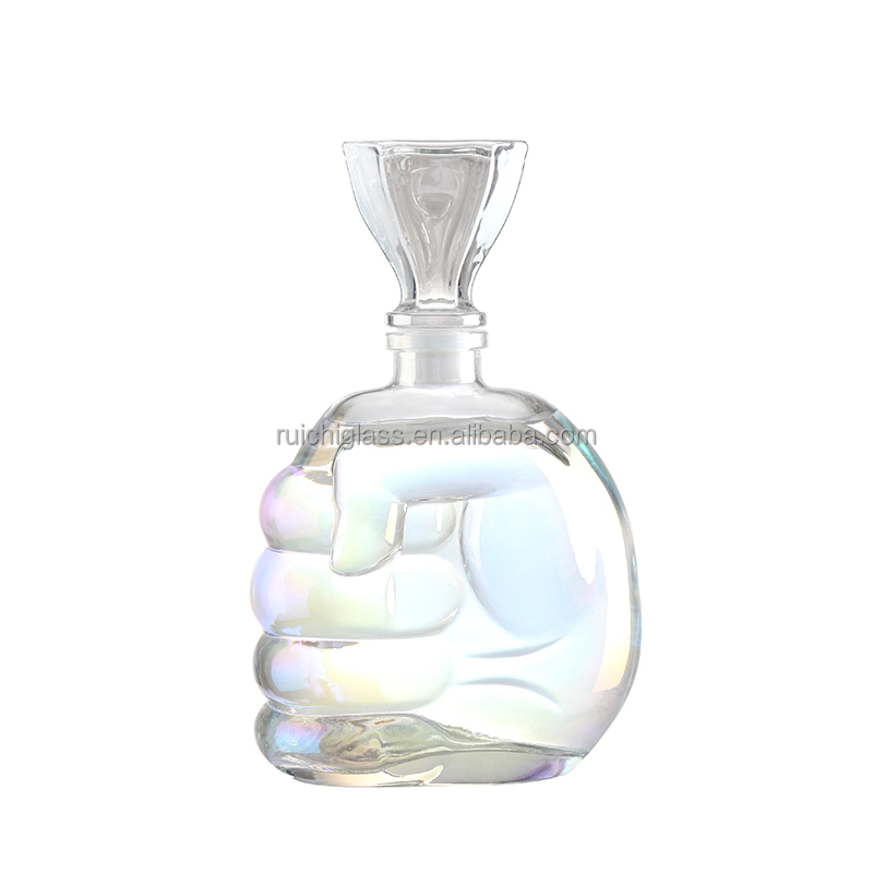 Unique Shaped Whiskey Glass Bottles Customize Sealing Type for Vodka and More Storage