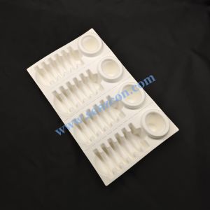 4-in-1 cosmetic eco-friendly paper pulp molded base. It is biodegradable, made