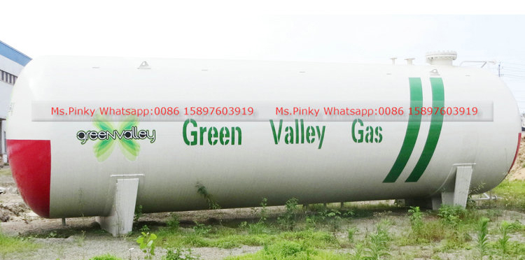 50000 Liters 25 Tons 5 M3-200 M3 LPG Cooking Gas Storage Tank Autogas Station Tank Low Price for Sales