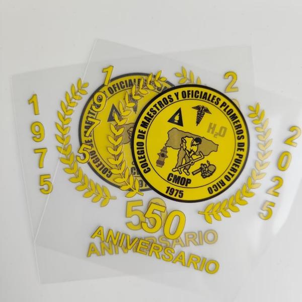Company Screen Printing Logo Customized Iron On Transfers For Clothing Pocket