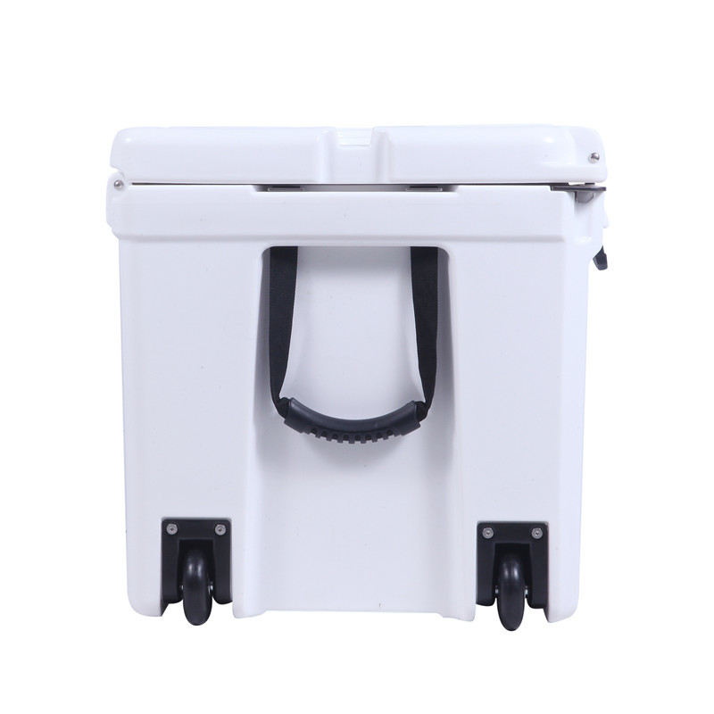 Heavy Duty 75QT Portable Ice Box Cooler 58.5cm Outdoor Rotational Moulding