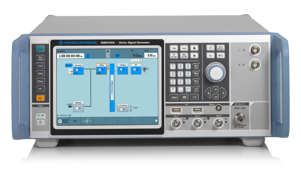 Rohde Schwarz Vector Signal Generator SMM100A 100 kHz to 44 GHz modulation bandwidth up to 1 GHz