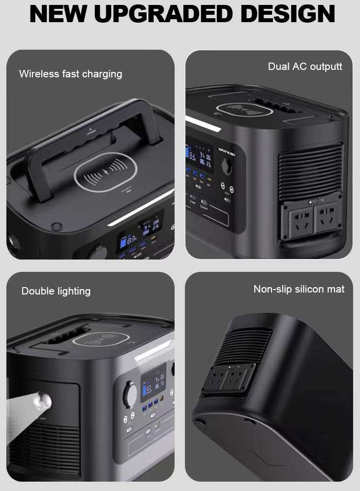 110V 230V Portable Solar Powered Generator Storage Energy Solar Power System