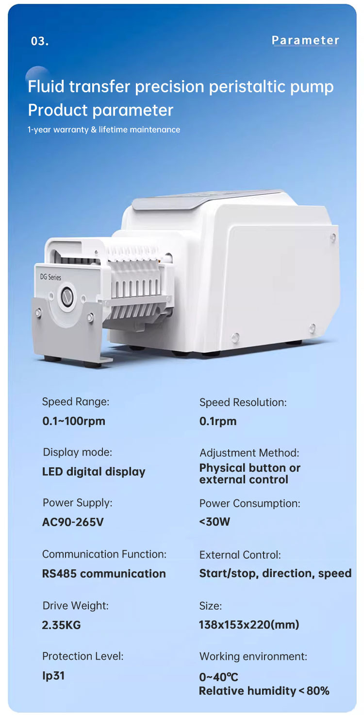 Foot Pedal Switch Precision Dispense Dosing Metering Peristaltic Dosing Pump Laboratory Peristaltic Pump Filling Machine