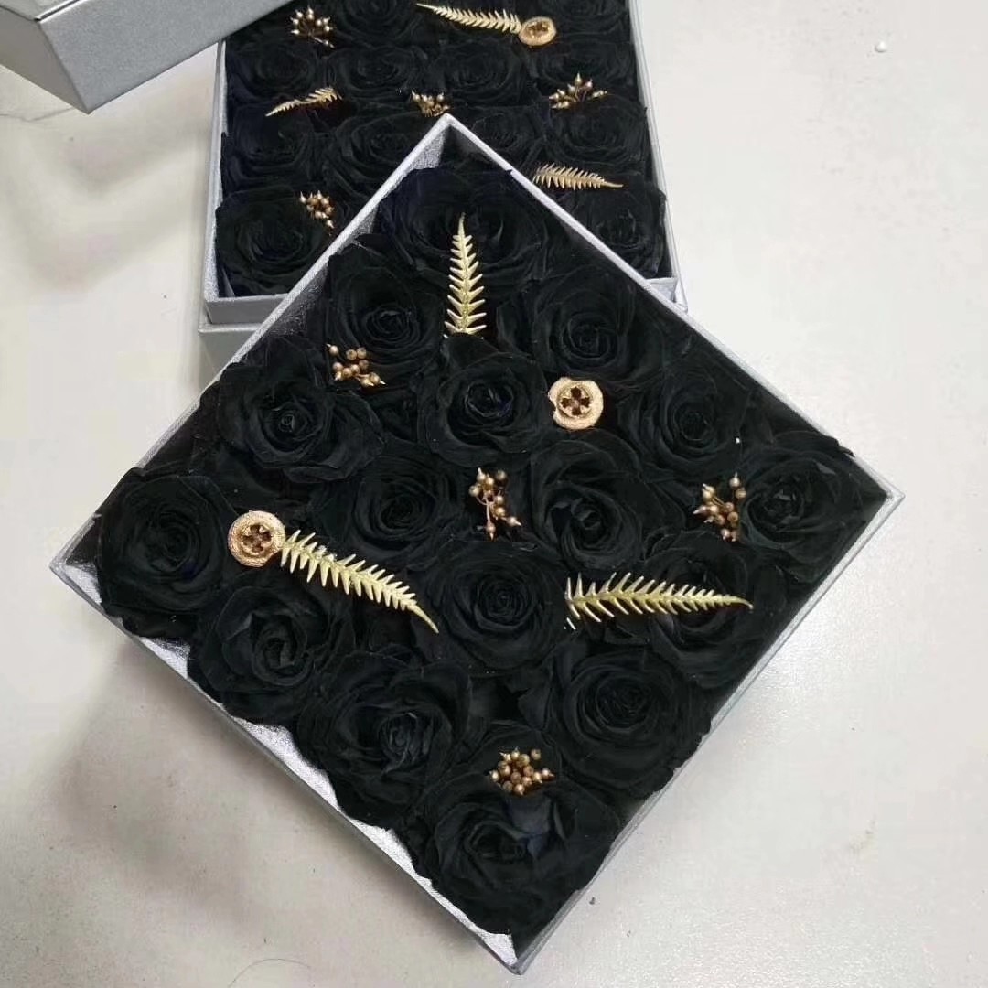 Wholesale preserved rose flower boxes from ecuador farm New year gift