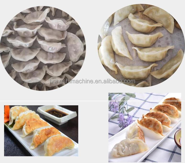 Factory Price Semi Automatic Japanese technical dumpling gyoza making machine