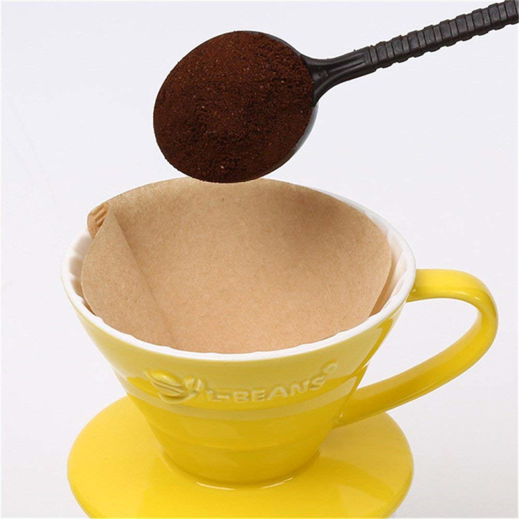 Sector Heat Seal Wood Pulp Disposable Coffee Filters Sustainable