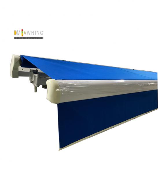 OUTDOOR FOLDING AWNING Customized Aluminum Alloy Full Cassette Motorized Retractable Side Awning