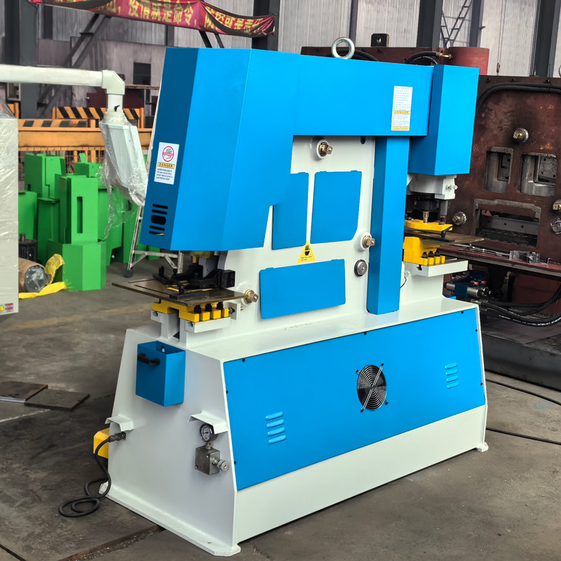 Manufactory Carbon Steel Multifuction Ironworker Punching And Shearing Cutting Machine Q35Y-100T