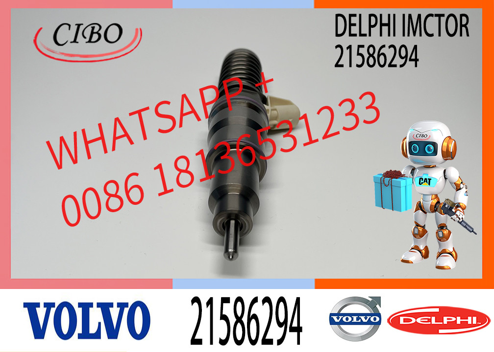 High Performance Diesel Engine Parts 21586294 Common Rail Fuel Injector BEBE4C15001 For Diesel Engine