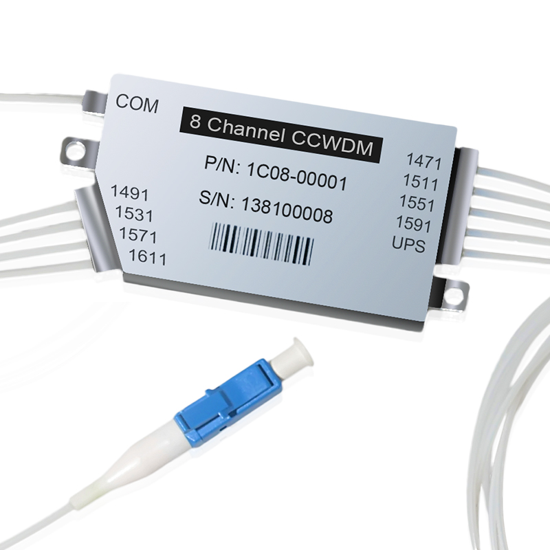 Passive 8 Channel CWDM Mux Demux Module With 1310nm Upgrade Port
