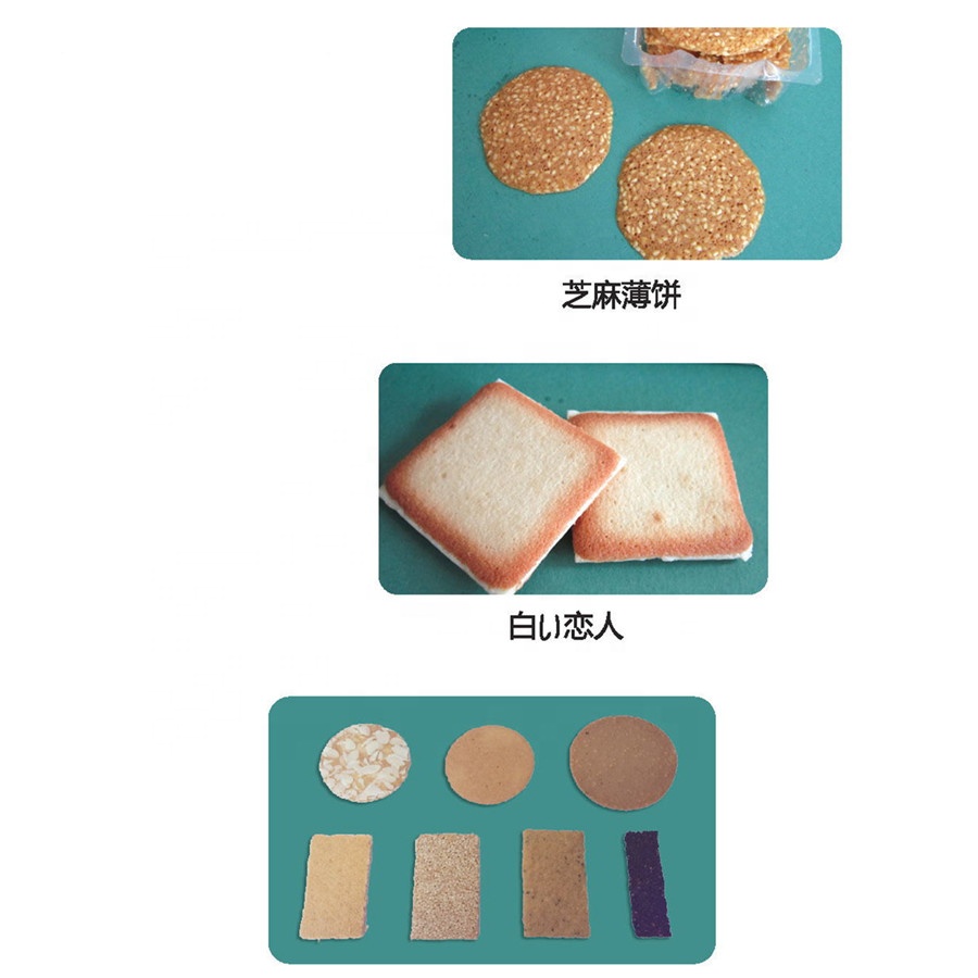Automatic Sesame Cracker Biscuit Cookie Making Machine Moulding Forming For Bakery