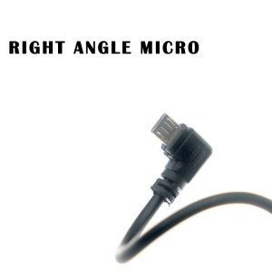 Customization 1m 2m 3m 90 Degree Right Angle Micro B V8 Connector to USB