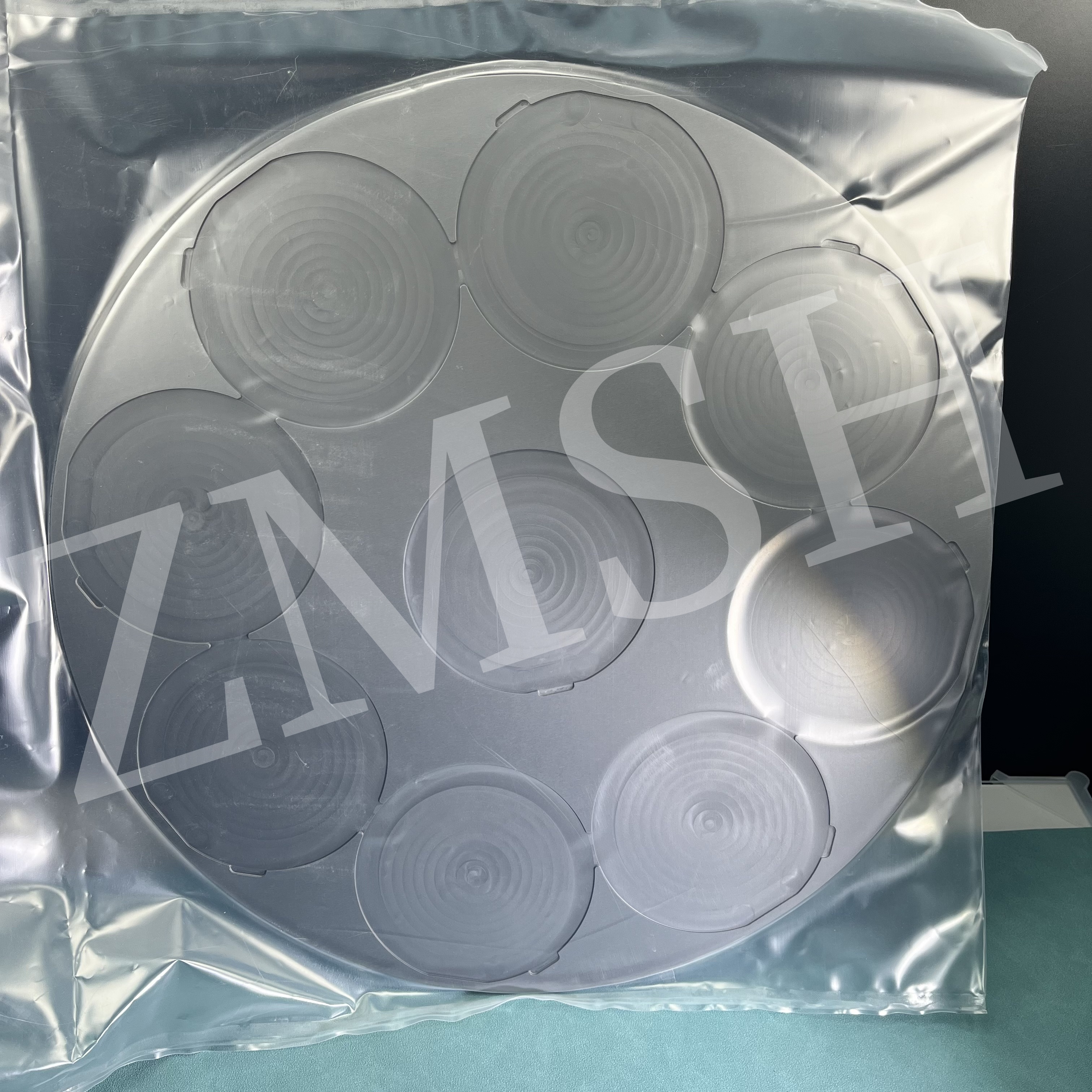 SiC Silicon Carbide Ceramic Trays Plate Wafer Holder ICP Etching Process For Epitaxial Growth Processing