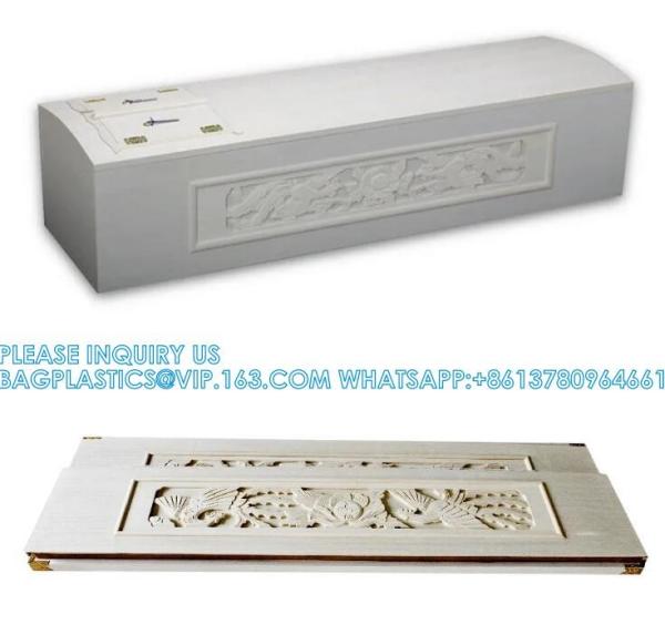 Japanese Burial Supplies Hand-Carved Foldable Wooden Casket Coffin Funeral