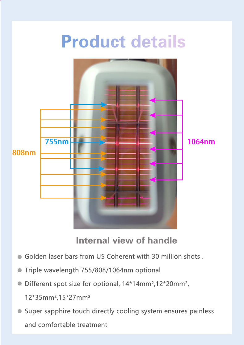 800W Portable Diode Laser Machine Professional For Commercial / Home Use