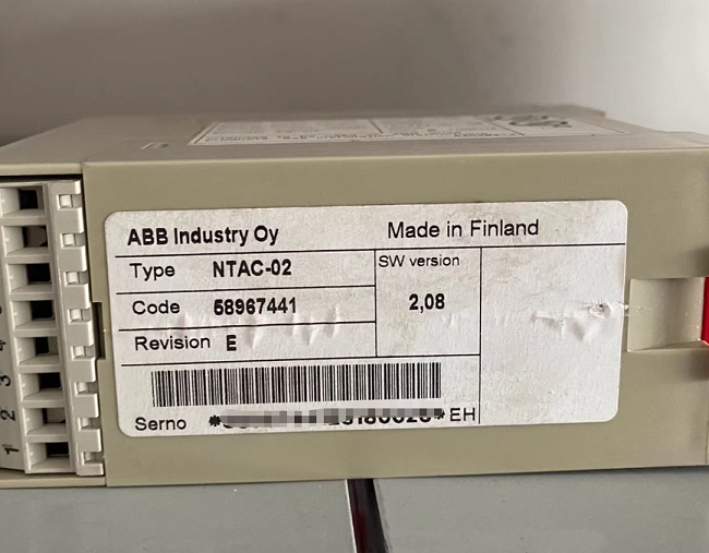 NTAC-02 58967441 ABB Temperature transmitter Freelance DCS System Intelligent
