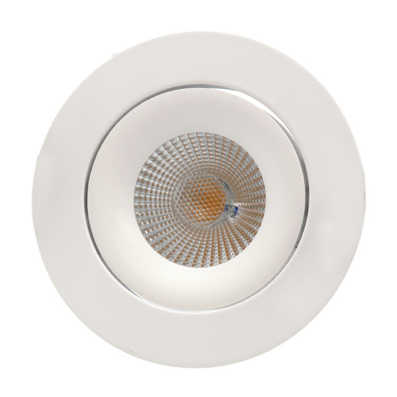 Flicker Free 0~100% Dimmable 8w High Lumen 83mm Cutout Downlight