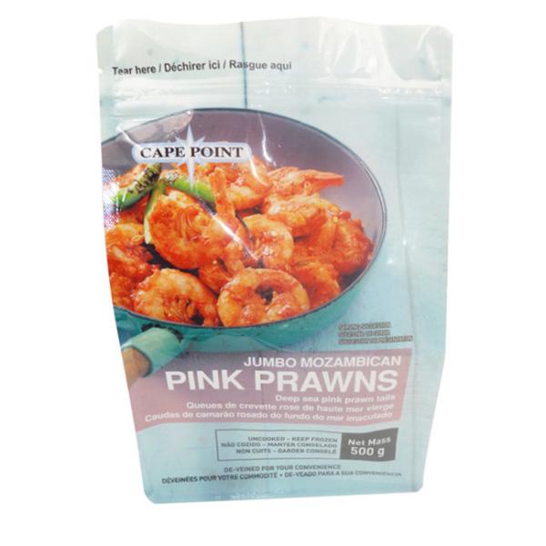 Eight Sides Sealing Food Packaging Materials Resealable Nylon Doypack Bags For