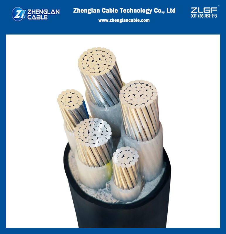 4x70sqmm XLPE Insulated PVC Sheathed Power Cable Transmit Aluminum Conductor