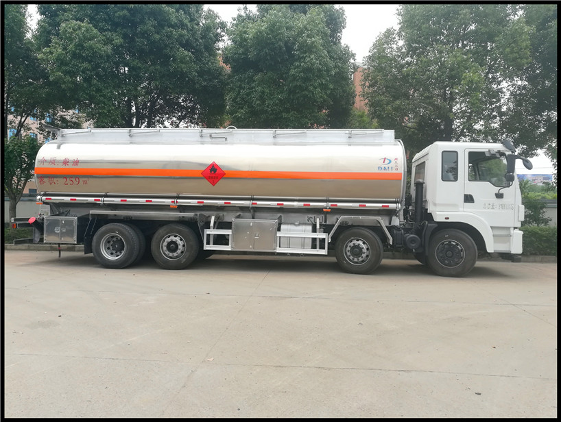 25.9 Cubic Meter Dongfeng Front Four Rear Six Wheel (8x2) Aluminum Alloy Chemical Vehicle Special Truck Special Transport Truck