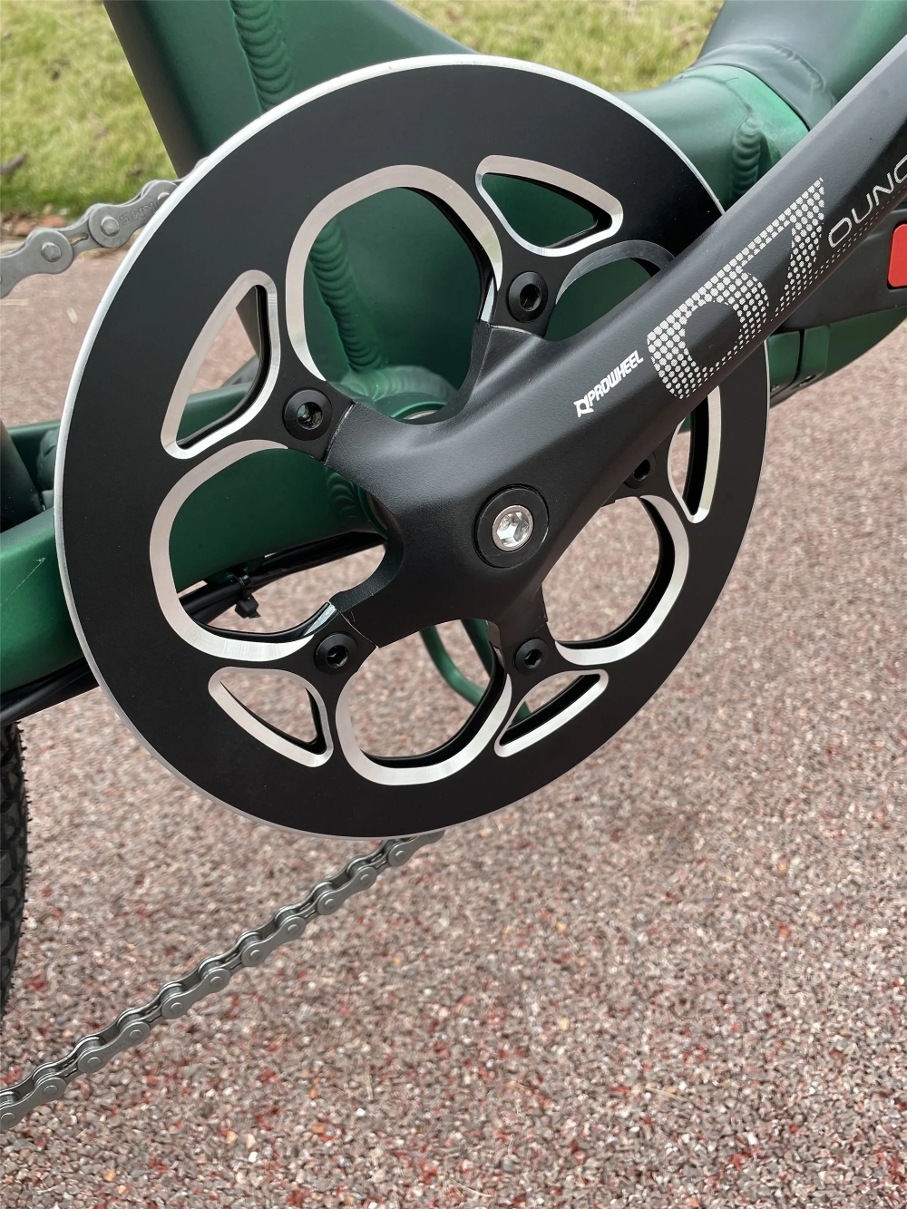 20 Inch Retro Folding Step Thru Electric Bike 48V 750W With LCD Display