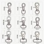 1.5 Inches High Quality Bag Clasps Strap Hook Metal Handbag Swivel Trigger Hook