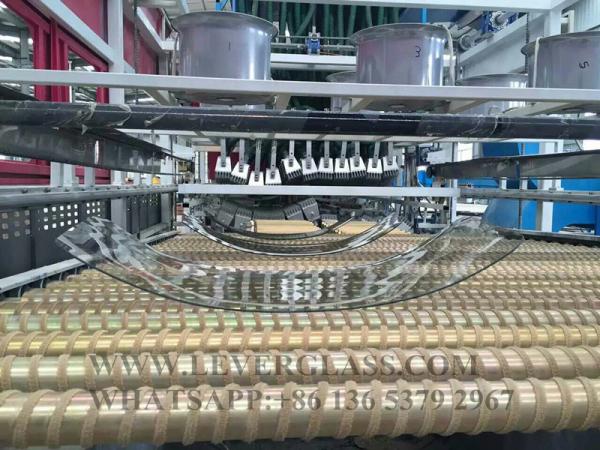 Double Curvature Glass Tempering Furnace Glass Toughening Furnace For Truck Rear