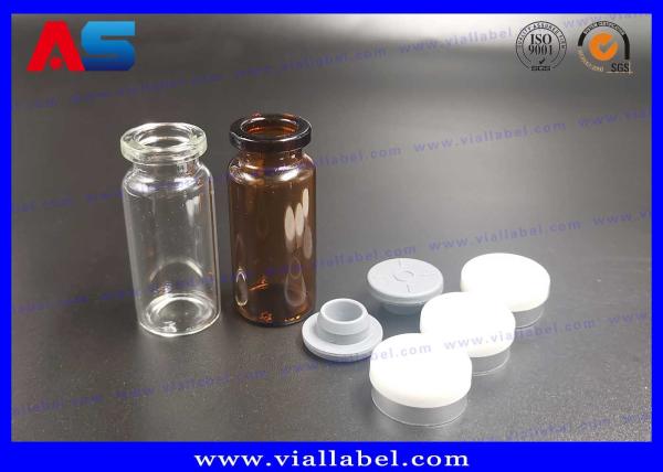 Sterile Bottles And Tops Small Glass Vials , Bayonet Mouth Glass Dropper Bottles