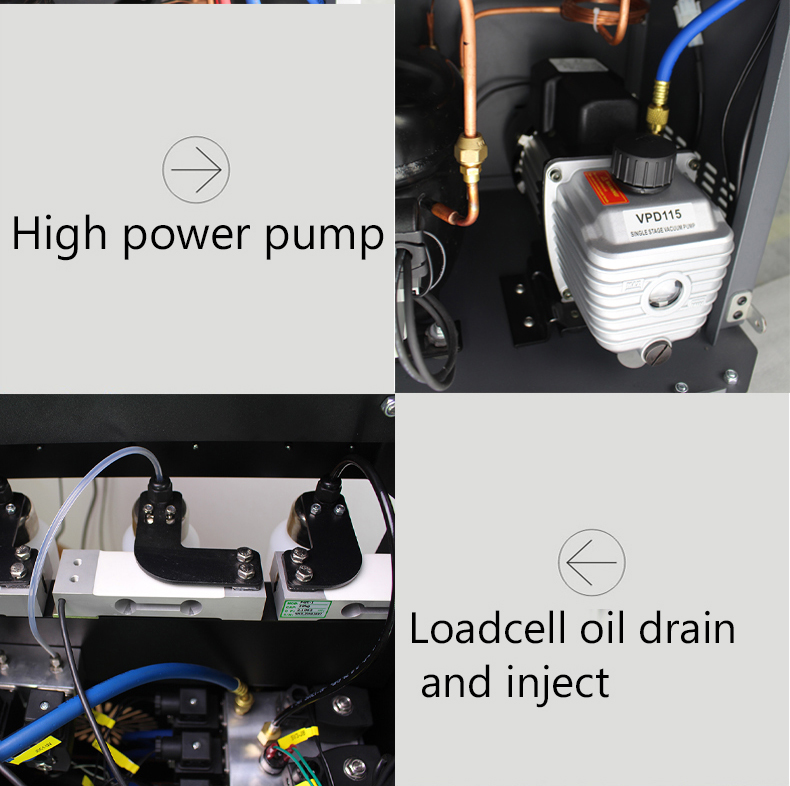 AC Gas 1234yf Freon Machine Car AC Service Machine 100kg