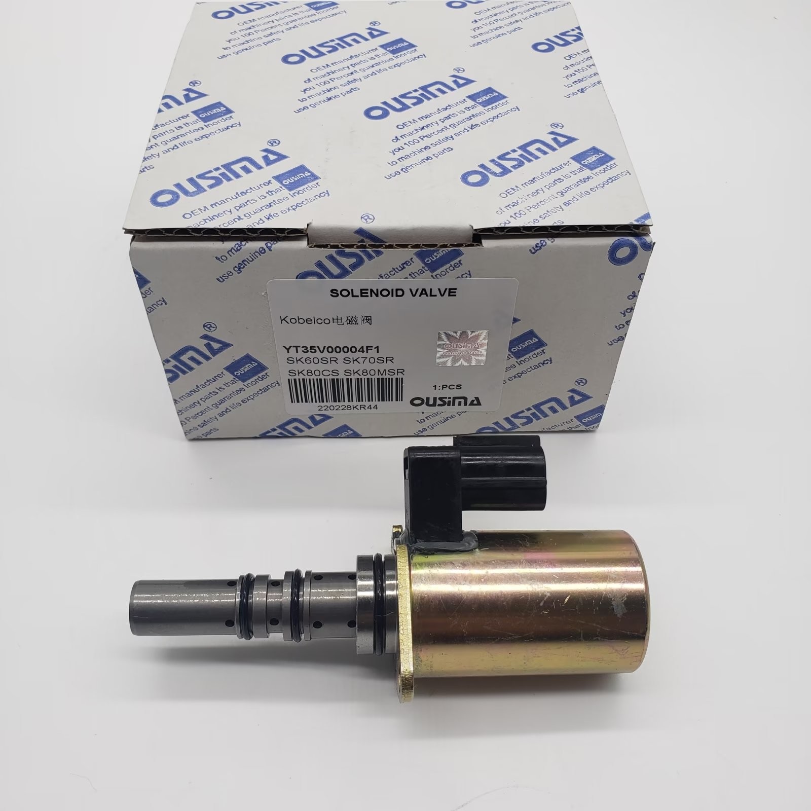 YT35V00004F1 Excavator Solenoid Valve For KOBELCO SK60SR SK75 SK80SR