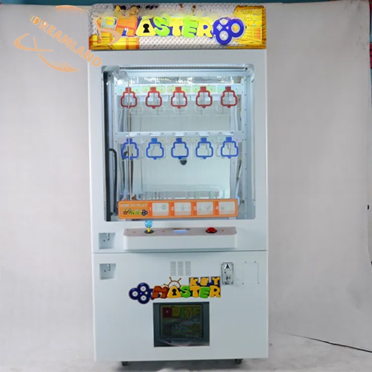 Dreamland Coins Operated Prize Push Keyhole Vending Machine ICT Bill Acceptor Arcade Key Master Game Machine