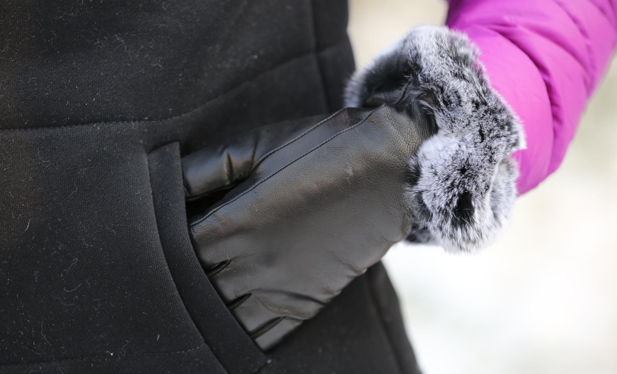 2019 New Collection Ladies long leather gloves