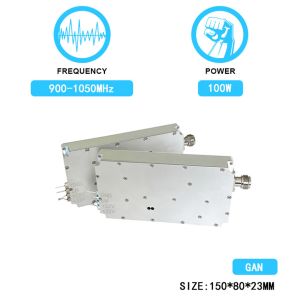  100W 900-1050MHz PA Power Amplifier Signal Blocking Device Anti Drone Fpv Uav Drones Module With GAN And Isolation Protector Manufactures