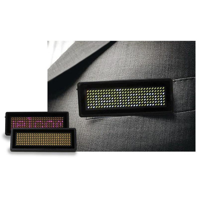 LED Name Badge Sign Yellow color B729TY