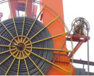 EM VIII Power Cable Reel 10kv Electric Wire Reel Yellow