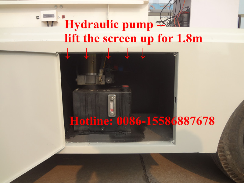 OPPO Advertising Truck FORLAND 4*2 P8 Led Mobile Advertising Trucks for Sale