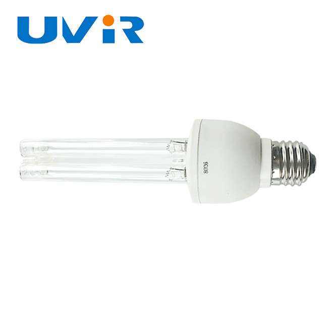 CE UVC Germicidal Lamp , E27 15W Uv Disinfection Lamp For Home
