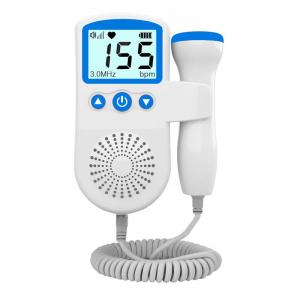 China OEM Portable Fetal Heart Monitor Ultrasonic Fetal Doppler For Office Travel on sale