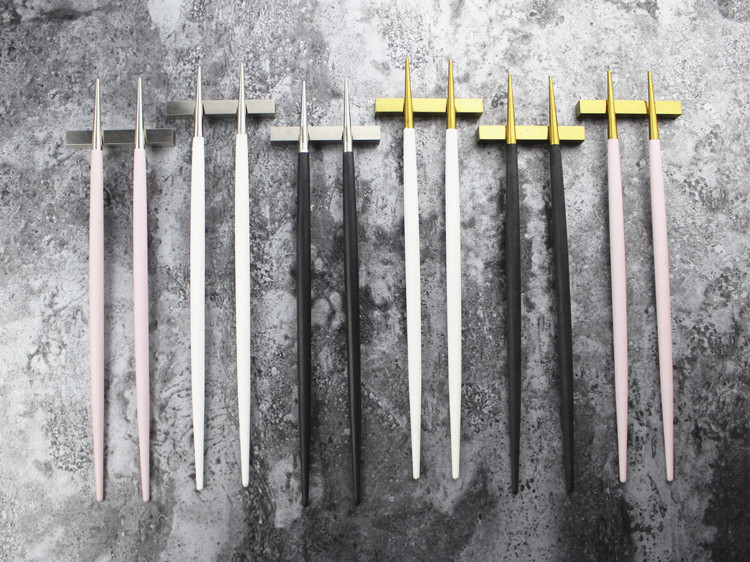 High Quality Korea Hot Sale Resin Chopstick/Stainless Steel Chopsticks With Colors/Kitchenware