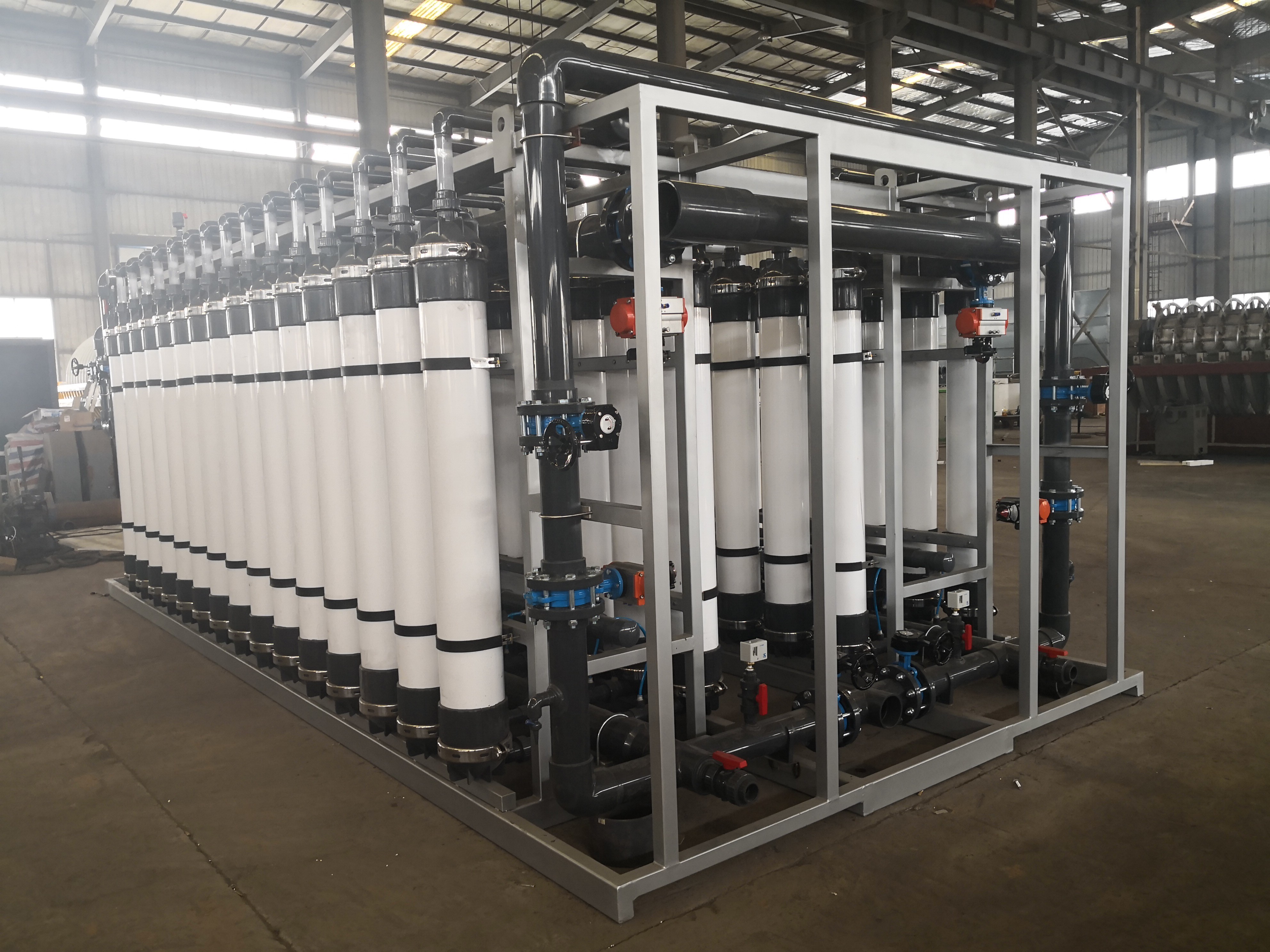 0.05um PVDF UF System Equipment UPVC Pvdf Uf Membrane For Water Purification