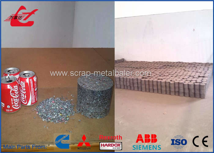 Strong Force Scrap Metal Hydraulic Sawdust Briquette Press Machine WANSHIDA