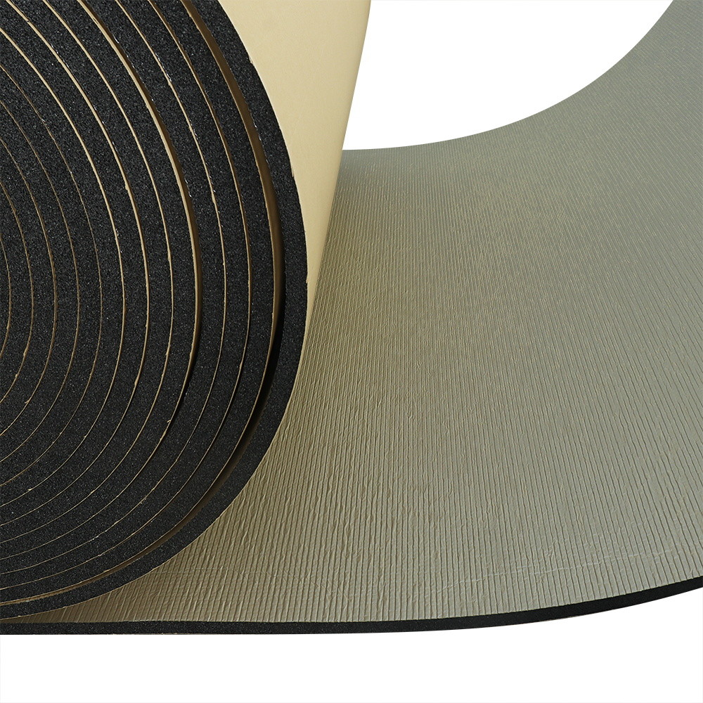 Soundproof Fireproof Material One Side Pure Aluminum One Side Roof Thermal Insulated Rolls Polyolefin Waterproof Foam