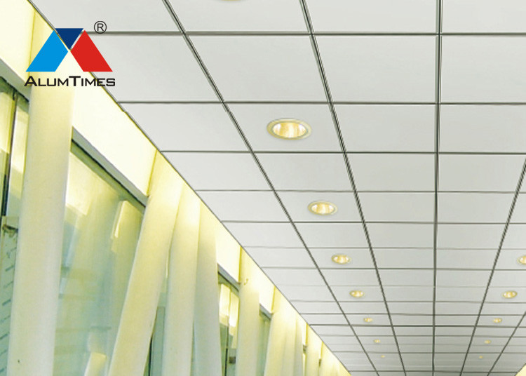 Decorative Lay In Soundproof Ceiling Tiles With Plain Pattern