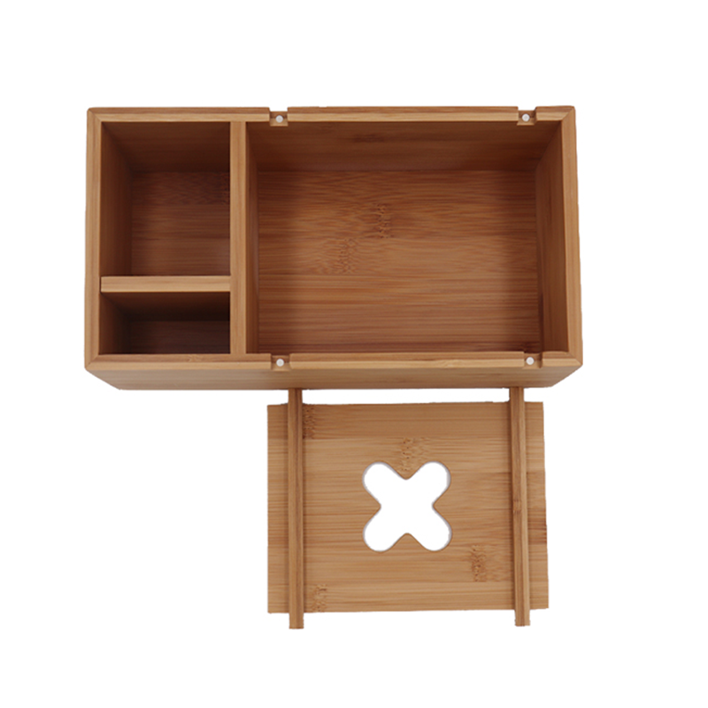Special Design Tissue Box Organizer Bamboo Storage Box Used for Tissue Keeper